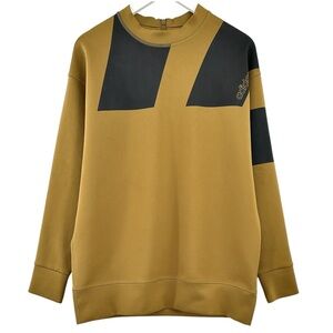 HYKE Japan x Adidas Originals Brown & Black Oversized Sweatshirt Sweater sz M